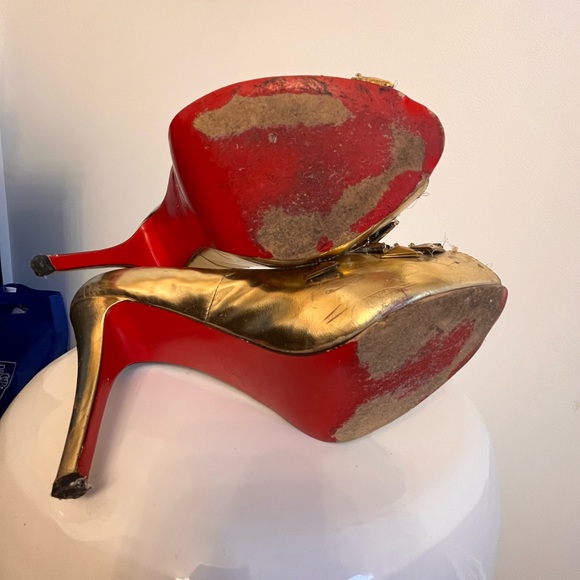 Designer inspired gold pumps size euro 40 - Picture 8 of 14